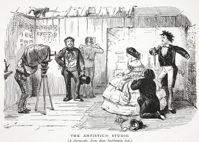 The Artistic Studio by John Leech